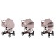 Junama Ellegante Wózek 2w1 05 Pink Pudrowy różowy