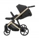 Kunert ARIZO Premium Czarny Wózek 2w1 Black Eco Leather 