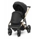 Kunert ARIZO Premium Czarny Wózek 2w1 Black Eco Leather 