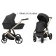 Kunert ARIZO Premium Czarny Wózek 2w1 Black Eco Leather 