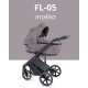 Wózek 3w1 Brązowy Coletto Flow FL 05 Mokka