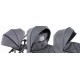Wózek 4w1 z bazą isofix Czarny Coletto Flow FL 03
