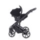 Wózek 4w1 z bazą isofix Czarny Coletto Flow FL 03