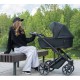 Wózek 4w1 z bazą isofix Czarny Coletto Flow FL 03