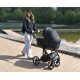Wózek 4w1 z bazą isofix Czarny Coletto Flow FL 03