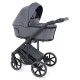 Wózek 4w1 z bazą isofix Czarny Coletto Flow Szary 01