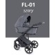 Wózek 4w1 z bazą isofix Czarny Coletto Flow Szary 01