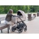 Wózek 4w1 z bazą isofix Coletto Flow 04 Beżowy chłodny 
