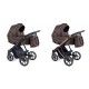 Brązowy Wózek 3w1 - Coletto Dante D 18 - Brown Pram