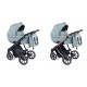 Wózek 3w1 Coletto Dante Błękitny  D 21 - light blue pram
