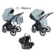 Wózek 3w1 Coletto Dante Błękitny  D 21 - light blue pram