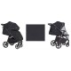 Wózek Spacerowy do 22 kg Carrello Bravo Plus 2024  czarny - black jet 