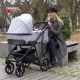 wózek dziecięcy 4w1 Camarelo Ollio 4w1 01 szary 