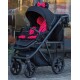 Wózek Spacerowy do 22 kg Natoni Joy New Black Mickey Czarna Myszka