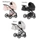 Wózek 2w1 Natoni Vespa Blossom Bubblegum Różowe Kwiaty Pink Pram