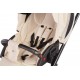 Wózek 2w1 Natoni Vespa Blossom Bubblegum Różowe Kwiaty Pink Pram