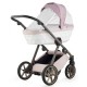 Wózek 3w1 dla dziewczynki Natoni Vespa Blossom Bubblegum Różowe Kwiaty 