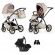 Wózek 3w1 Natoni Abis Beige Elegance Nowoczesny