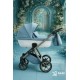 Wózek 3w1 dla chłopca  Natoni Abis Błękit z białym,  light blue pram