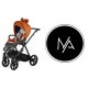 Wózek Spacerowy Pomarańczowy do 22 kg  Natoni Joy New Foxy