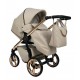 Wózek 2w1 Adbor Loretto Stars Czarny Rose Gold 05 LUX