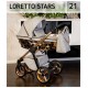 Wielofunkcyjny Wózek 3w1 Adbor Loretto Stars Szary 21 LUX 