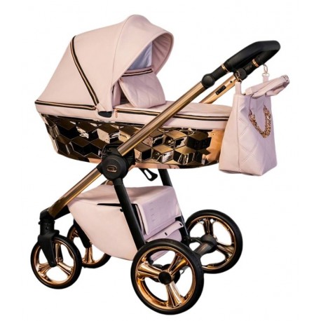 Wielofunkcyjny Wózek 3w1 - Adbor Loretto Stars Pudrowy róż 20 