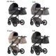 Wózek 3w1 Natoni Vespa Eco Czarny - All Black