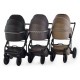 Wózek 3w1 Natoni Vespa Eco Czarny - All Black