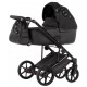 Wózek 4w1 z bazą isofix Natoni Vespa Blossom Licorice Czarny