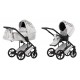 Wózek 3w1 Wielofunkcyjny  Natoni Vespa Blossom SIlver