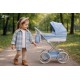 Duży wózek dla lalek Junama Lulla 02 – styl retro - toy stroller blue 