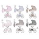 Wózek dla lalek Gondola Junama Lulla 03 Beige Doll Stroller