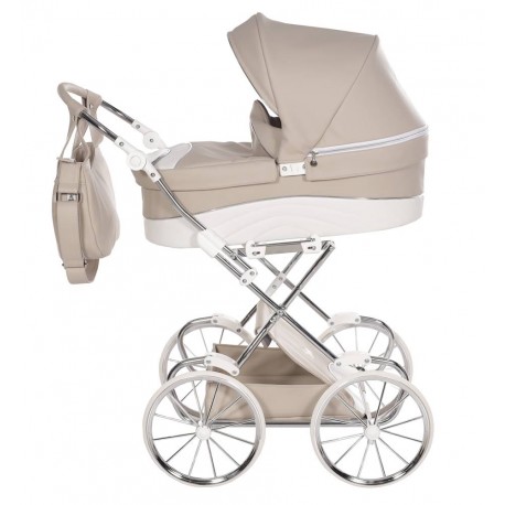 Wózek dla lalek Gondola Junama Lulla 03 Beige Doll Stroller