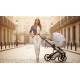 Wózek 2w1 Natoni Vespa Blossom Bubblegum Różowe Kwiaty Pink Pram