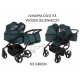 wózek dla bliźniaków jedne obok drugiego  Junama duo v3  junama twin pram