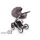 Wózek wielofunkcyjny  4w1 Lonex COMFORT Specjal 4w1  brąz 02 