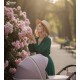 Wózek 4w1 z bazą isofix Natoni Abis Rose Dust