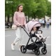 Wózek spacerowy dla dziewczynki do 22 kg – Natoni Joy New Coral Blush