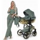 Wózek JUNAMA Diamond Heart 3w1 green gold pram new junama