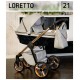 elegancki i funkcjonalny wózek dziecięcy 4w1 Adbor Loretto jasny szary 21