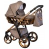 Wózek Dziecięcy 4w1 z bazą isofix Adbor Loretto Stars 22 Brązowy