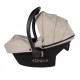 Wózek dziecięcy 3w1 -  Junama Heart 07 wielofunkcyjny  - Beige Pram 