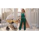 Wózek dziecięcy 3w1 -  Junama Heart 07 wielofunkcyjny  - Beige Pram 