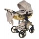 Wózek dziecięcy 3w1 -  Junama Heart 07 wielofunkcyjny  - Beige Pram 