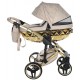 Wózek dziecięcy 3w1 -  Junama Heart 07 wielofunkcyjny  - Beige Pram 