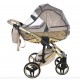 Wózek dziecięcy 3w1 -  Junama Heart 07 wielofunkcyjny  - Beige Pram 