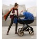 Adbor OXV-3D Wózek 3w1 wielofunkcyjny - blue pram travel system