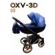 Wózek 4w1 Wielofunkcyjny Adbor OXV 3D 03 Niebieski 