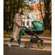 Wózek 3w1 Adbor OXV 3D 08 Butelkowa Zieleń 